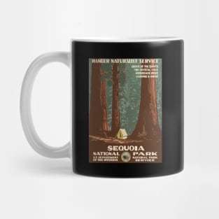 Vintage Sequoia National Park Poster (new) Mug